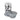 Lixit Reversable Dual use Waterer or Dry Food Feeders for Cats and Dogs Small, Granite