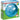 Kaytee 5" Run-About Ball Mini Rainbow for Hamster Small Animals Kaytee